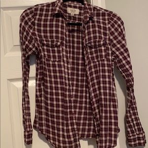 Abercrombie & Fitch plaid button down